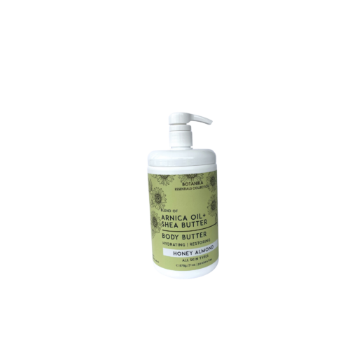 Botanika Arnica Oil and Shea Butter Body Butter in Honey Almond scent