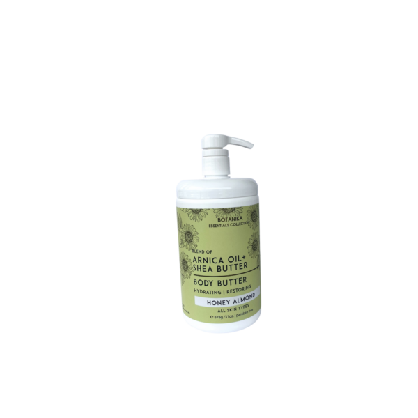 Botanika Arnica Oil and Shea Butter Body Butter in Honey Almond scent