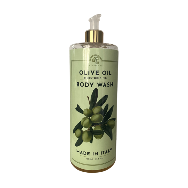 Olive Oil Moisturizing body wash - Website Alchimia Olive Oil Moisturizing Body Wash bottle made in Italy