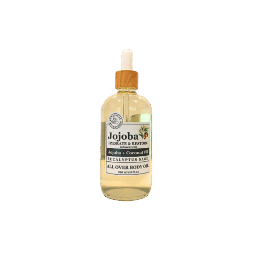 Jojoba & Coconut Oil Body Oil – Eucalyptus Sage blend for deep hydration and skin restoration