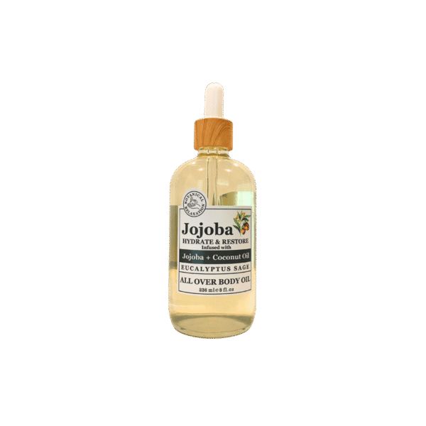 Jojoba & Coconut Oil Body Oil – Eucalyptus Sage blend for deep hydration and skin restoration