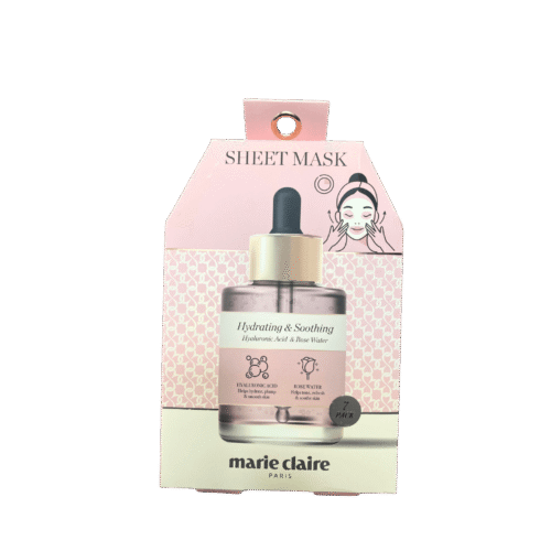 Hyaluronic Acid & Rose Water Sheet Mask 7-Pack | Marie Claire Skincare
