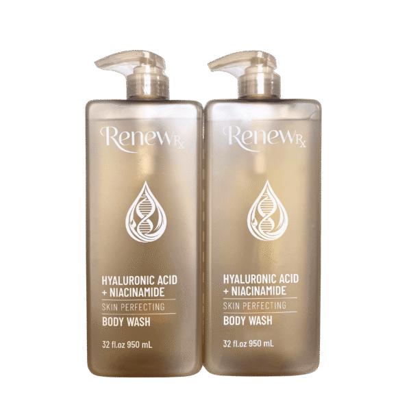 RenewRx Skin Perfecting Body Wash – hydrating cleanser with niacinamide and hyaluronic acid for glowing skin