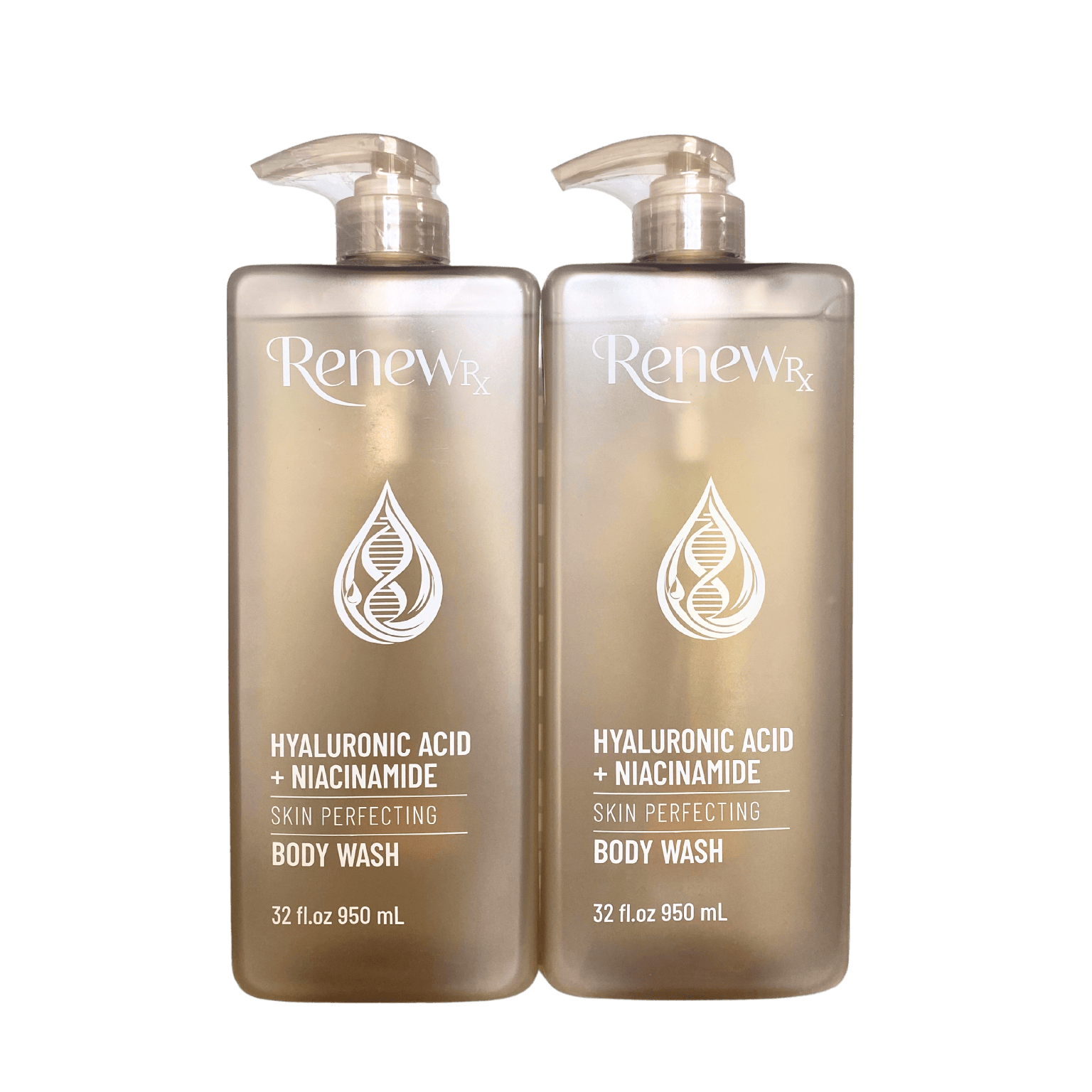 RenewRx Skin Perfecting Body Wash – hydrating cleanser with niacinamide and hyaluronic acid for glowing skin