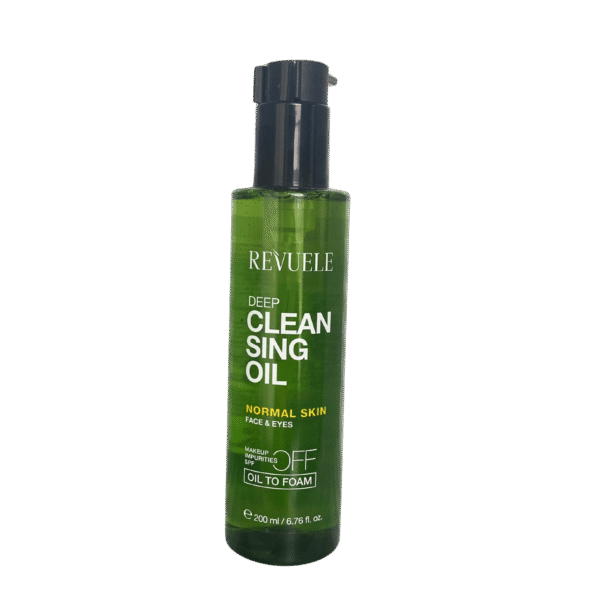Revuele Deep Cleansing Oil for Normal Skin – Niacinamide and Glycerin Formula – 150ml Bottle – Bulgarian Skincare