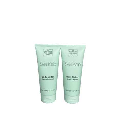 Sea Kelp Body Butter 2-Pack by The Scottish Fine Soaps Company in elegant packaging made in Scotland.