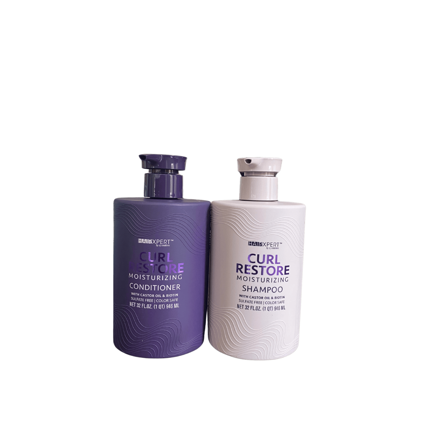 Curl restore HairXpert Shampoo and conditioner set