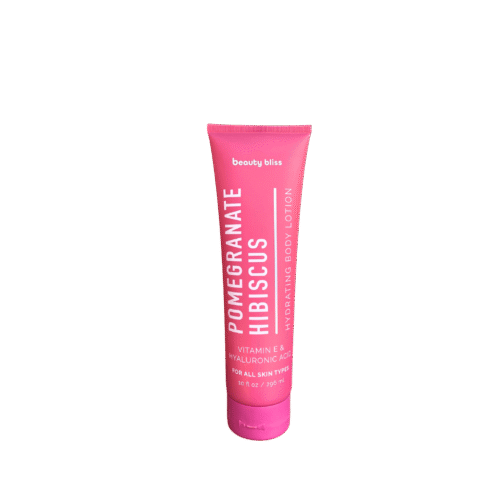 Beauty Bliss Pomegranate Hibiscus Body Lotion with Vitamin E and Hyaluronic Acid