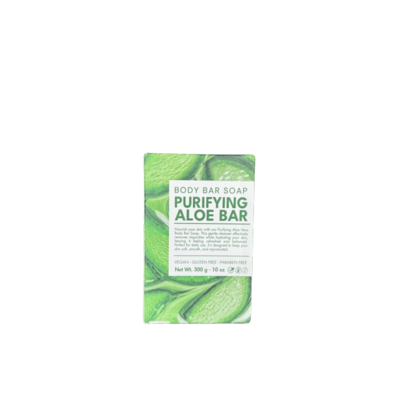 Purifying Aloe Vera body soap bar made in Israel