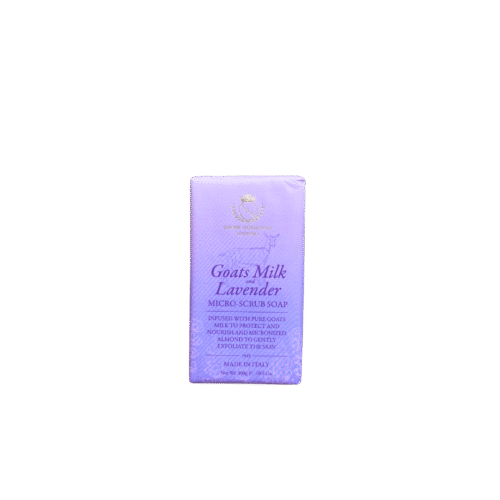 Italian soap bar with goat’s milk and lavender