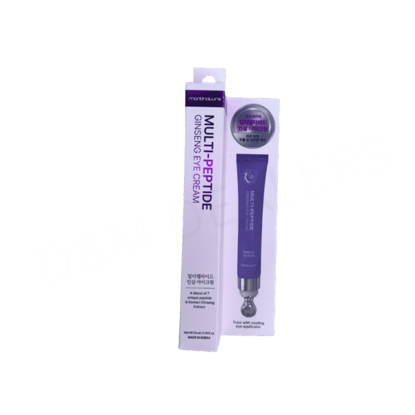 Montnature Ginseng Eye Cream with sleek metal cooling applicator
