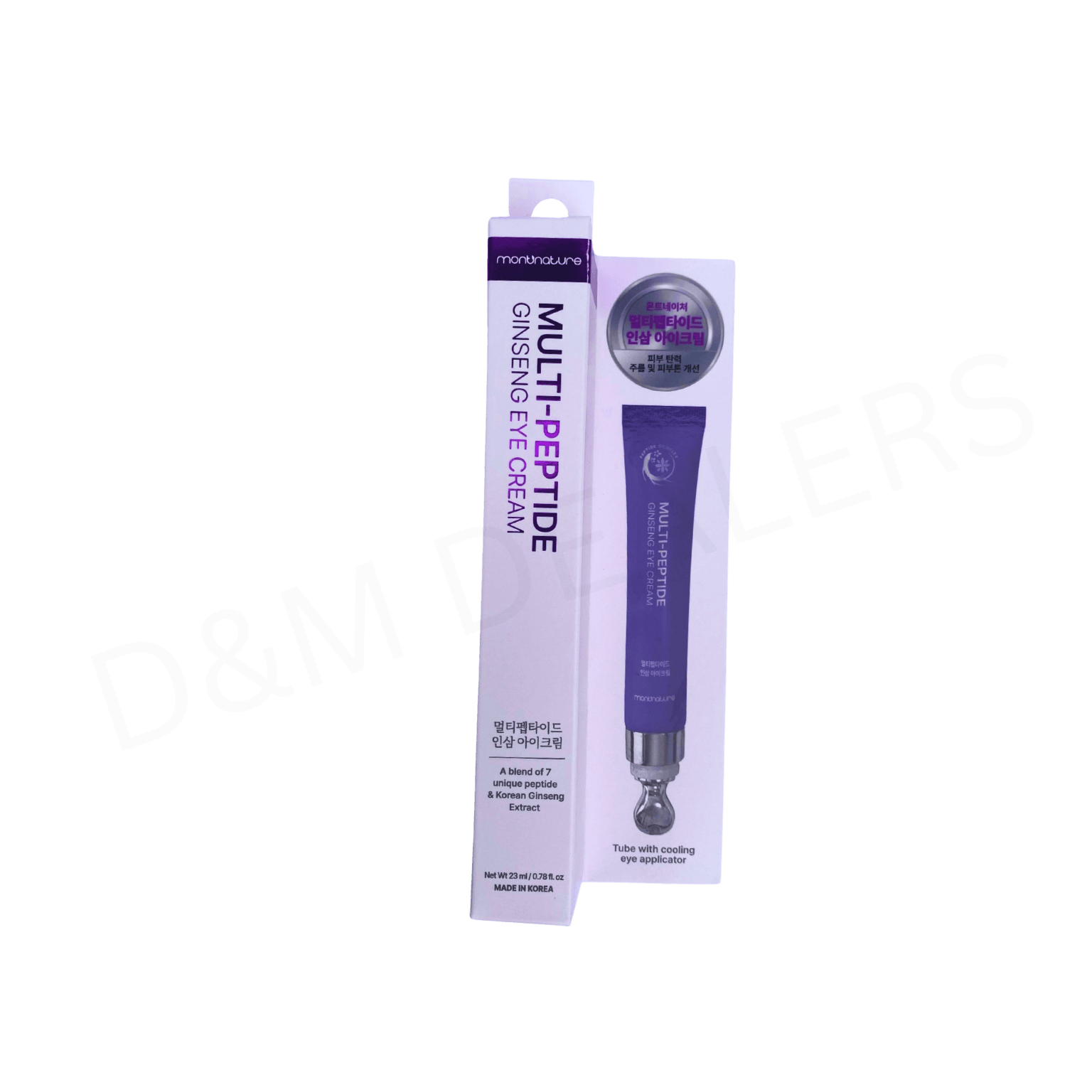Montnature Ginseng Eye Cream with sleek metal cooling applicator