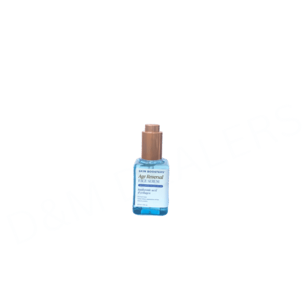 SKIN BOOSTERS Age Reversal Face Serum – Anti-aging formula with hyaluronic acid and collagen for hydrated, firmer skin