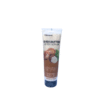 Cape West Shea Butter Body Scrub in a tube with a creamy texture for exfoliating and hydrating skin naturally.