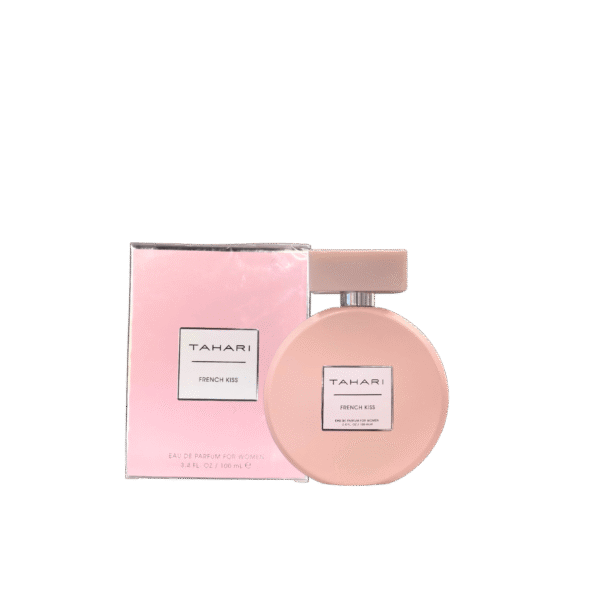 TAHARI French Kiss Eau De Parfum for Women – 3.4 oz floral perfume with romantic scent in an elegant glass spray bottle.