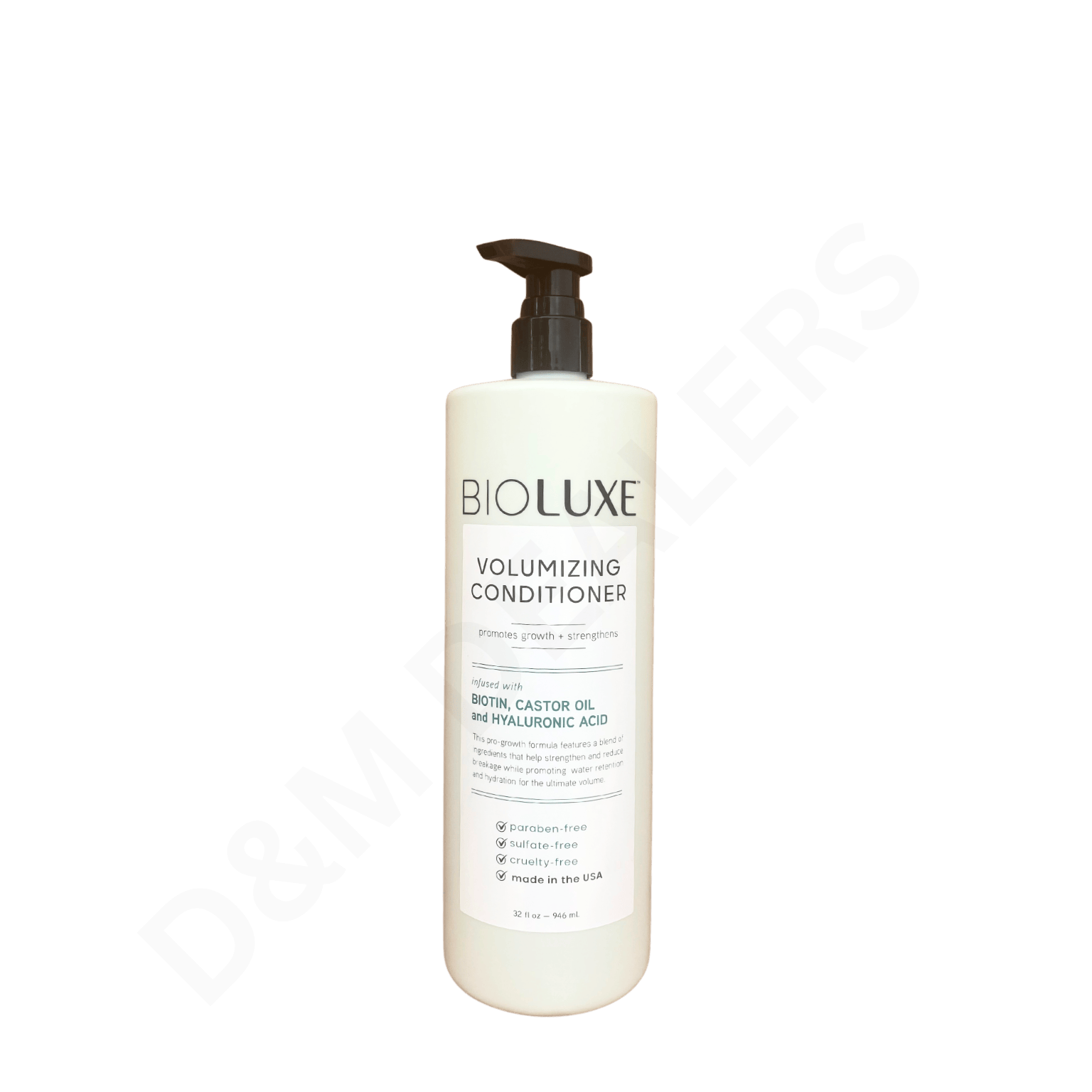 Bioluxe Volumizing Conditioner with Biotin, Castor Oil, and Hyaluronic Acid