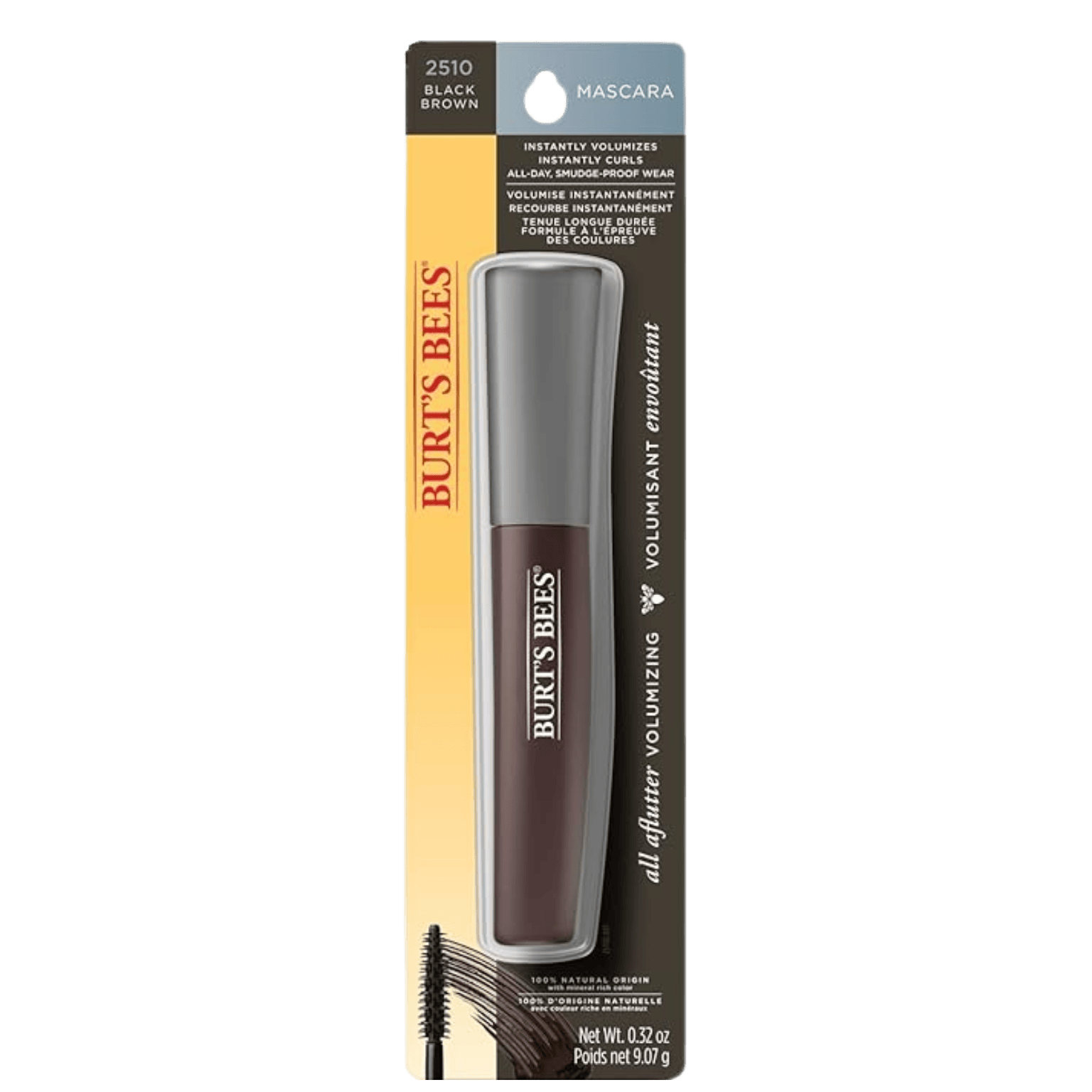 Burt’s Bees Volumizing Mascara 2510 Black Brown
