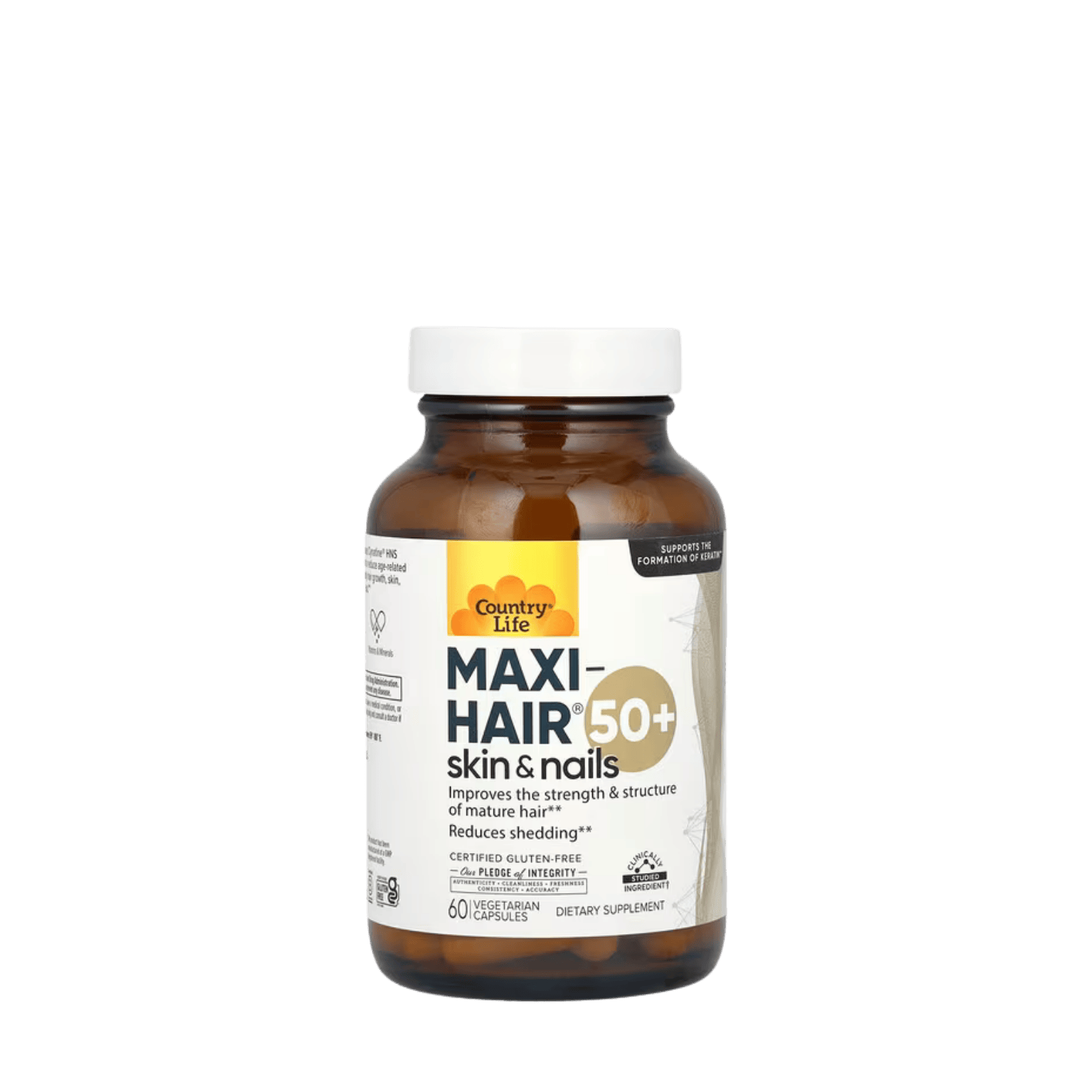 Country Life Maxi-Hair Skin & Nails 50+ – gluten-free vegetarian capsules