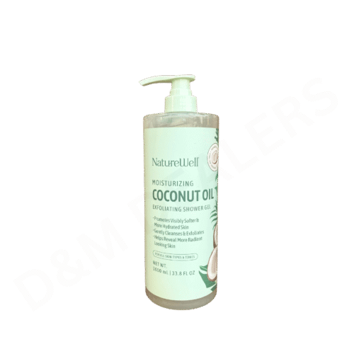 Naturewell Coconut Oil Moisturizing Exfoliating Shower Gel for all skin types