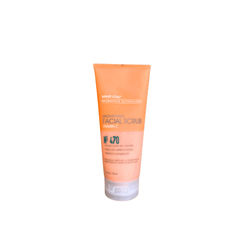 Seed+Clay Brightening Facial Scrub with Vitamin C
