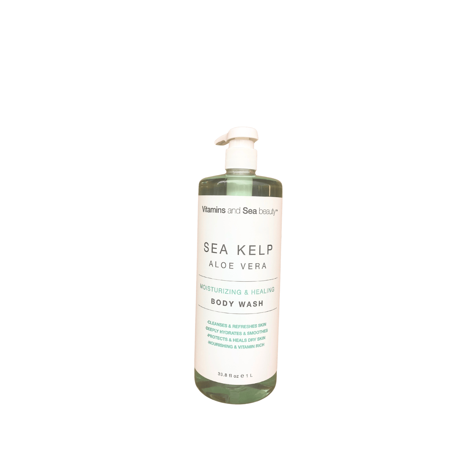 Vitamins and Sea Beauty Sea Kelp & Aloe Vera Moisturizing and Healing Body Wash
