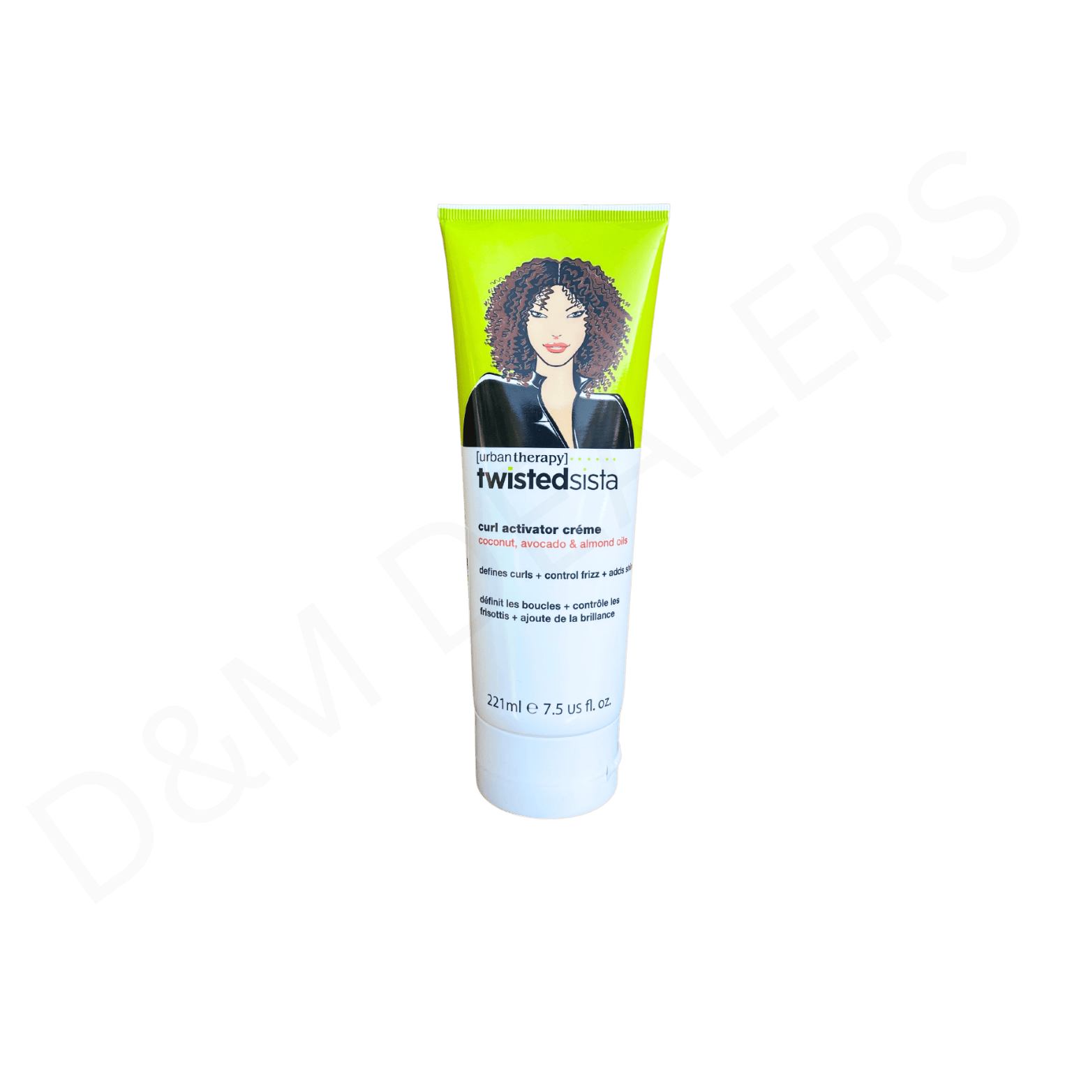 Urban Therapy TwistedSista Curl Activator Crème – Curl defining cream with coconut, avocado, and almond oils for frizz control and shine.