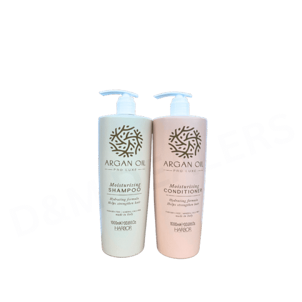 Harbor Natural Cosmetics Argan Oil Pro Luxe Moisturizing Shampoo & Conditioner