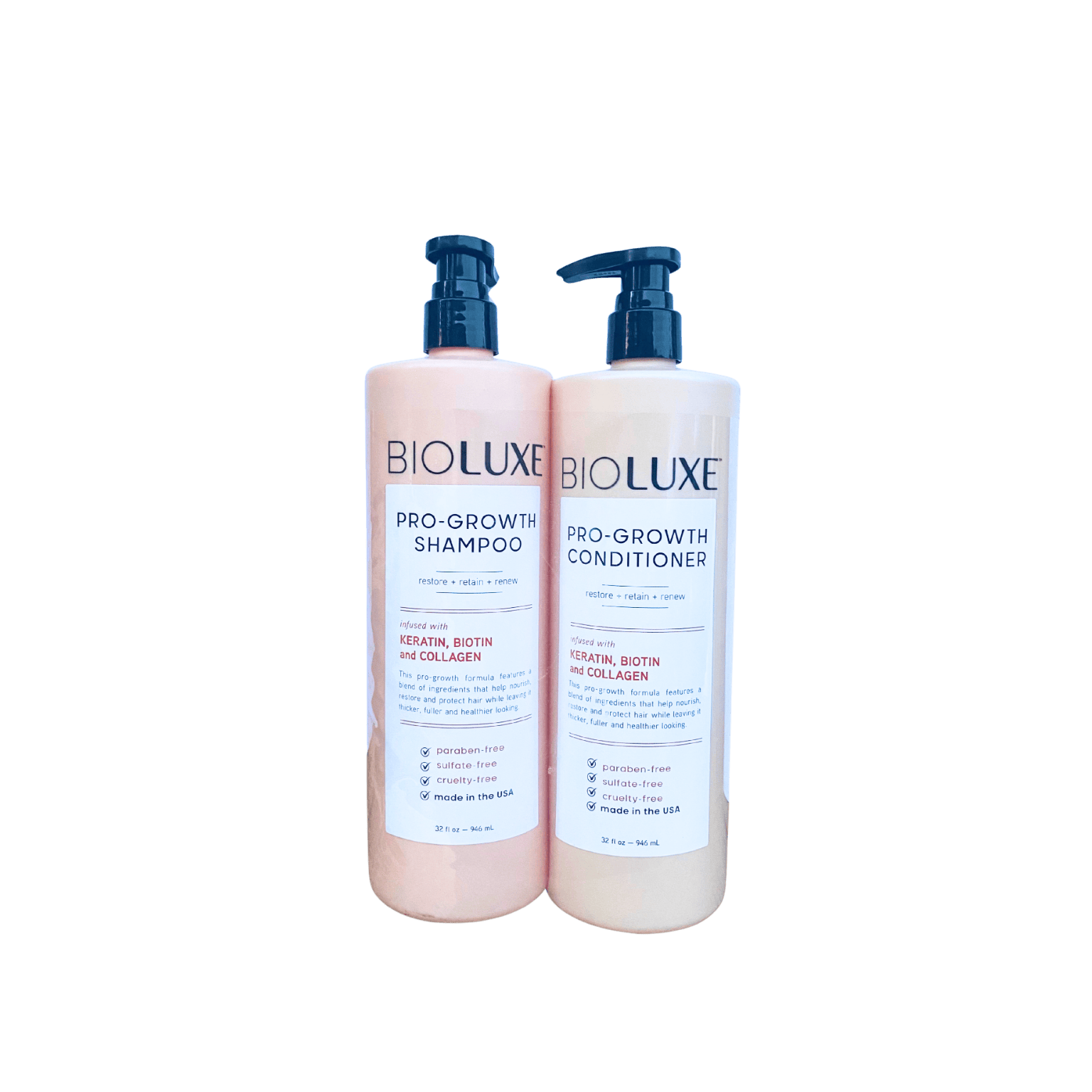 Bioluxe Pro-Growth Shampoo & Conditioner Set