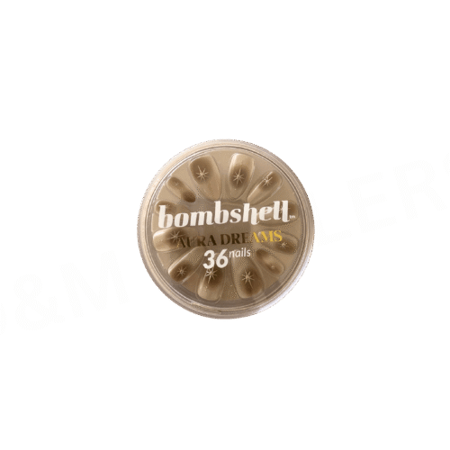 Bombshell Aura Dreams Press On Nails – medium almond