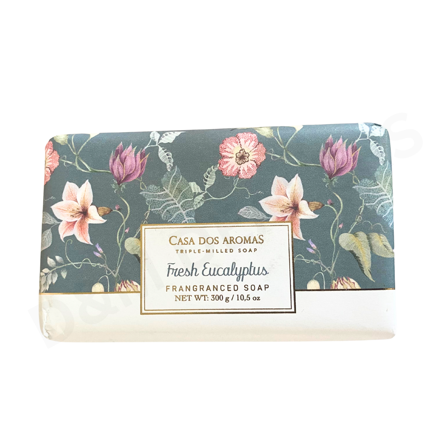 CASA DOS AROMAS Fresh Eucalyptus Soap Bar triple-milled in Portugal