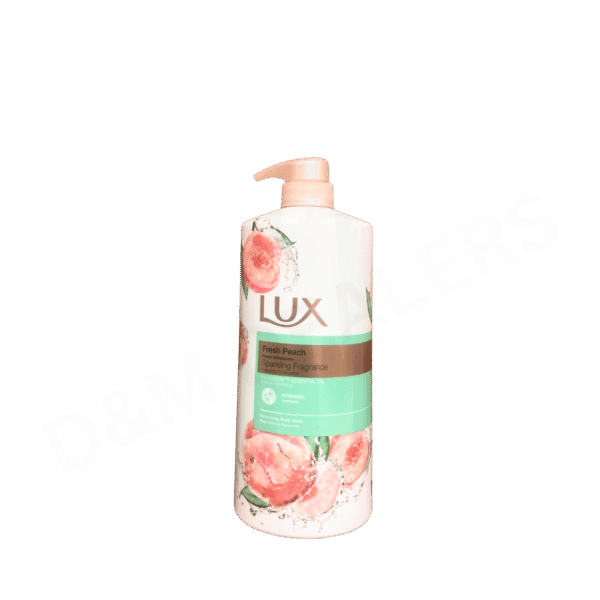 LUX Fresh Peach Refreshing Body Wash with everscent essential oil