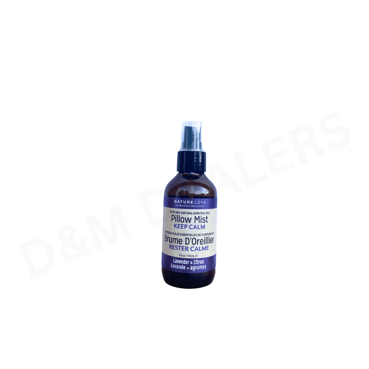 Nature Love Harmonious Wellbeing Pillow Mist with lavender and citrus essential oils –