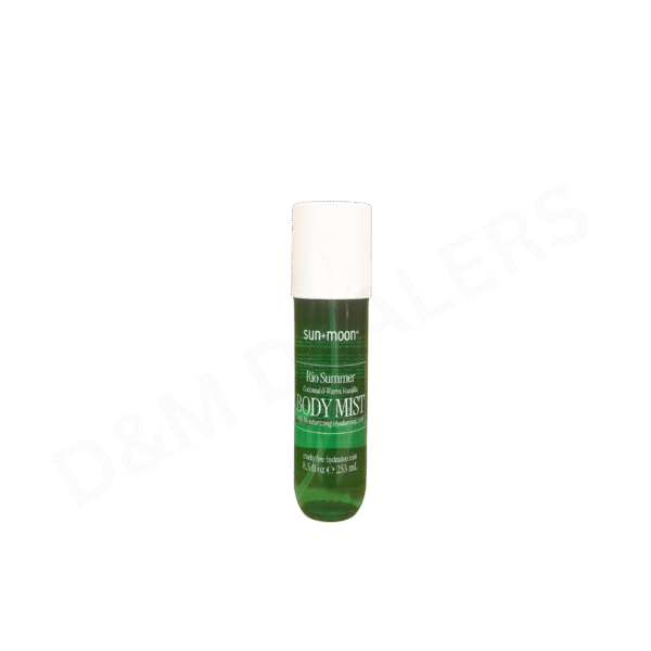 Sun + Moon Rio Summer Body Mist – Coconut & Warm Vanilla with Moisturizing Hyaluronic Acid
