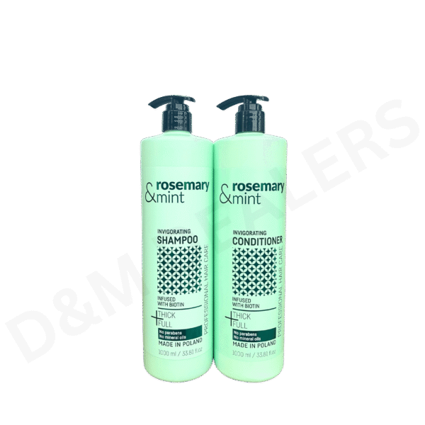 CHANTAL Rosemary & Mint Invigorating Shampoo & Conditioner Set with Biotin