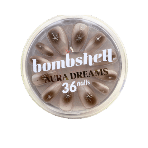 Bombshell Aura Dreams Press On Nails – Medium Almond