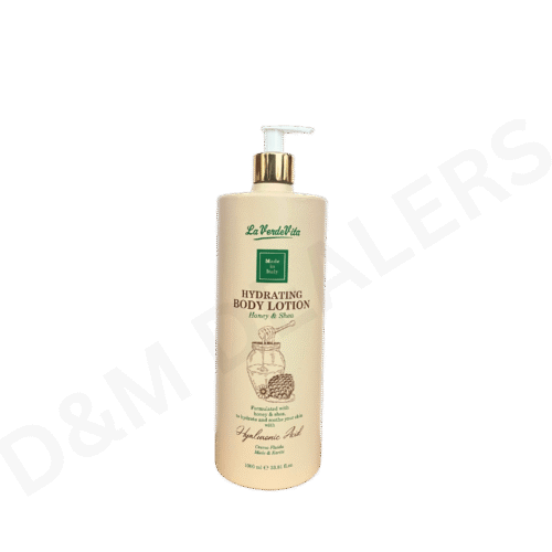 La Verde Vita Honey & Shea Hydrating Body Lotion with Hyaluronic Acid – Nourishing Italian Skincare