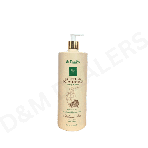 La Verde Vita Honey & Shea Hydrating Body Lotion with Hyaluronic Acid – Nourishing Italian Skincare