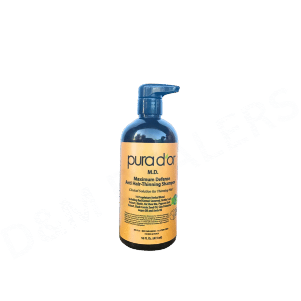 Pura dör shampoo website PURA D’OR MD Maximum Defense Anti-Hair Thinning Shampoo
