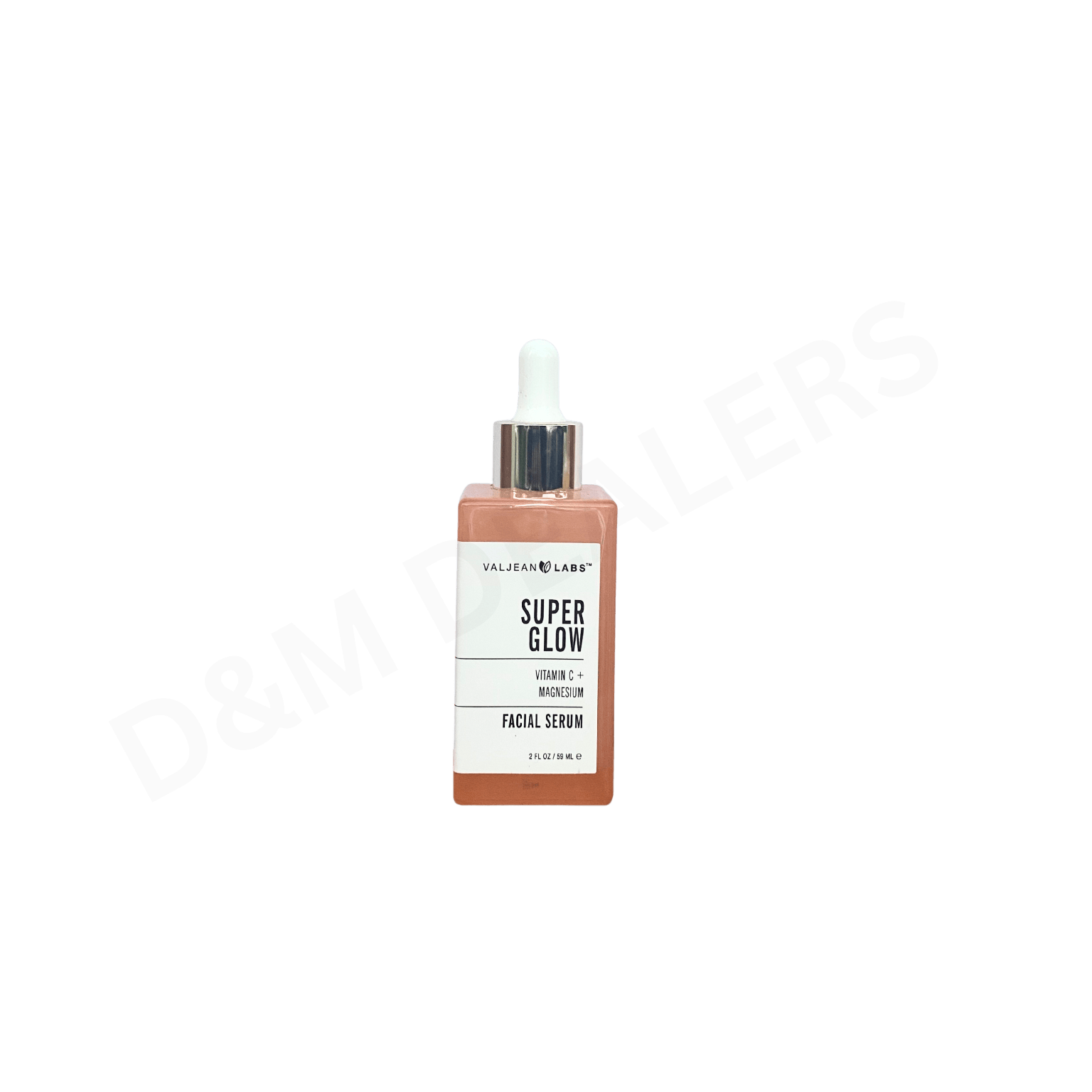 Valjean Labs Super Glow Facial Serum bottle with Vitamin C and Magnesium