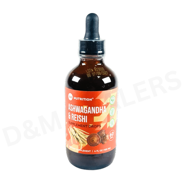 Ashwagandha & Reishi Supplement Website 360 Nutrition Ashwagandha & Reishi Root Supplement Drops