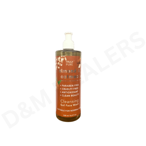 Truly Pure Almond & Oatmeal Cleansing Gel Face Wash for normal skin.