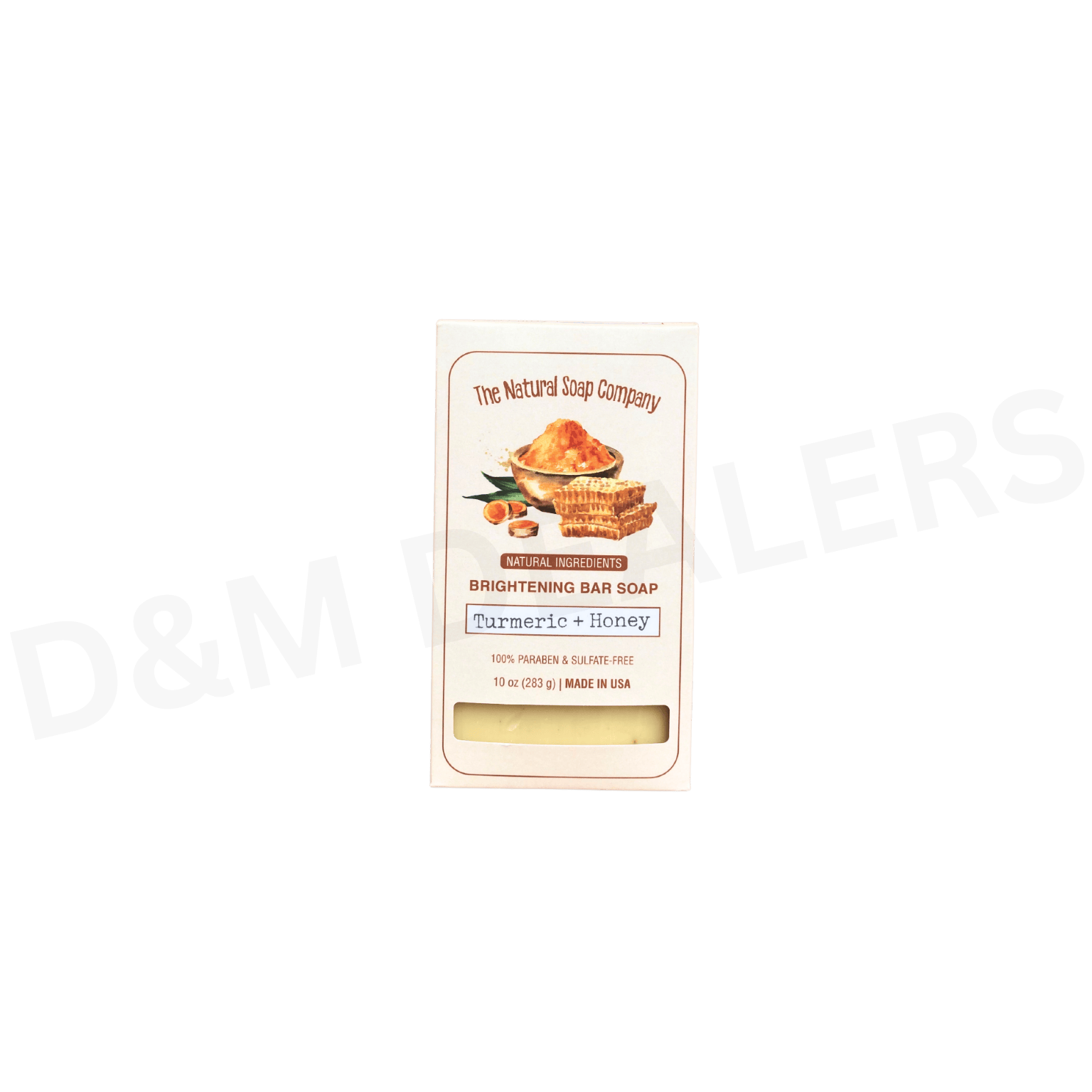 The Natural Soap Company Turmeric + Honey Brightening Bar Soap