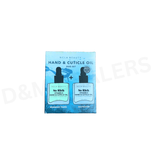 NCLA So Rich Vitamin E Hand and Cuticle Oil Duo Set in Mermaid Tears and Saltwater