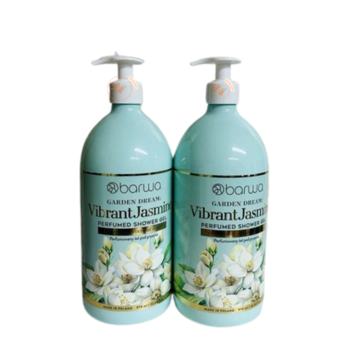 Vibrant jasmine perfumed shower gel from Barwa Garden Dream, scented floral body wash made in Poland.