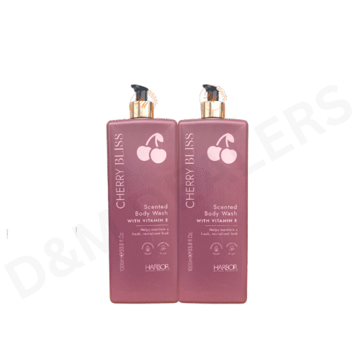 Harbor Natural Cosmetics Cherry Bliss Body Wash with Vitamin E made in Italy