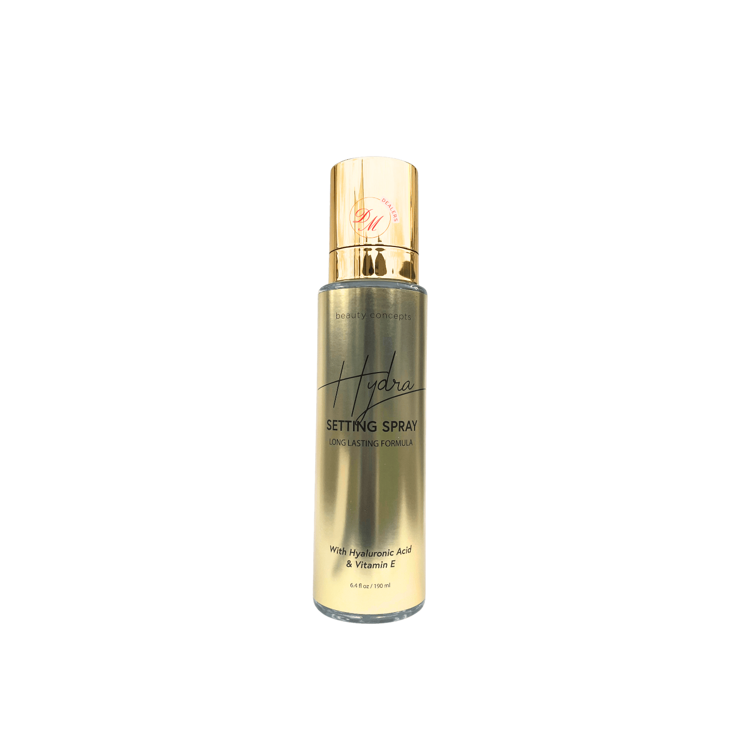 Beauty Concepts hydra setting spray with hyaluronic acid and vitamin E hydrating long lasting makeup setting spray