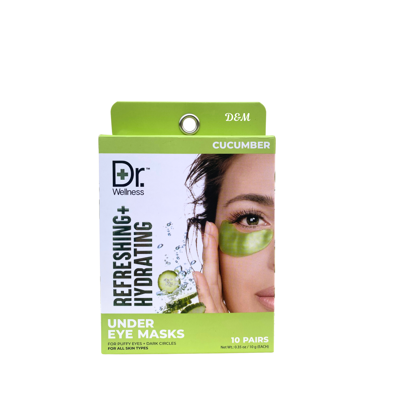 Dr Wellness refreshing and hydrating under eye masks cooling eye patches for puffiness and dark circles