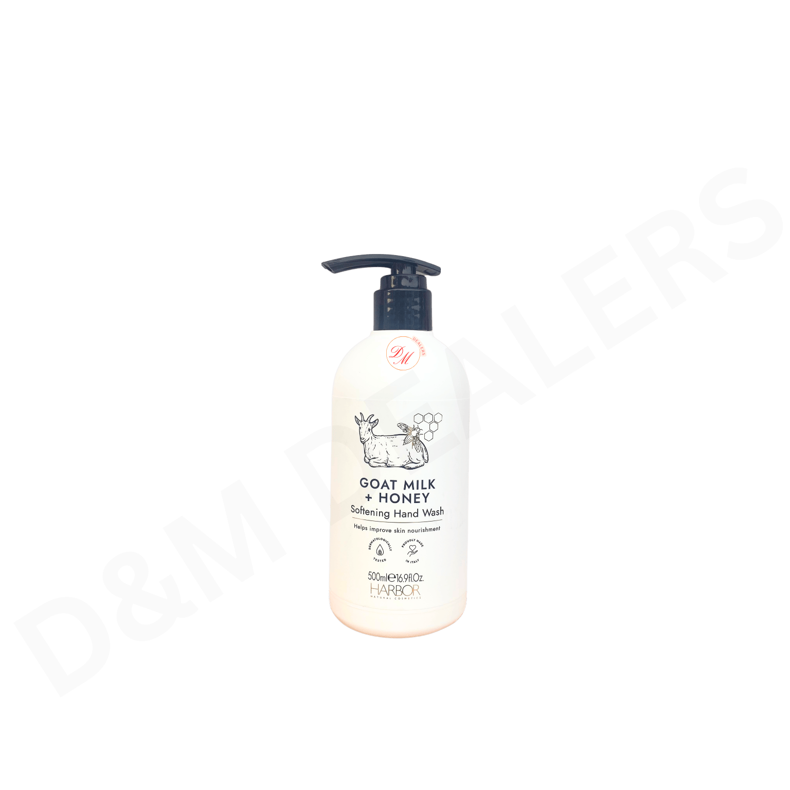 Harbor Natural Cosmetics Goat Milk and Honey Softening Hand Wash made in Italy
