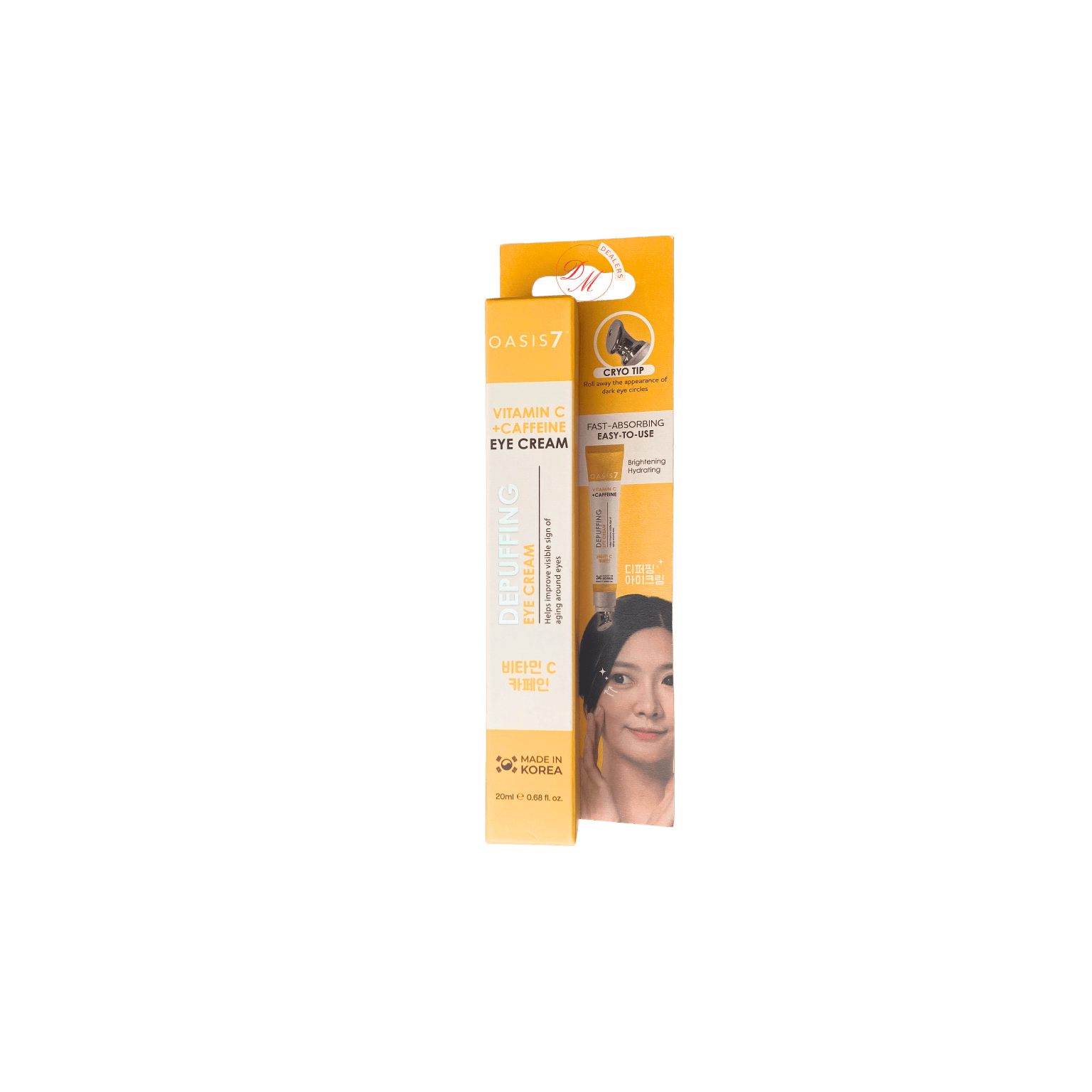 Oasis 7 Vitamin C and Caffeine Depuffing Eye Cream made in Korea