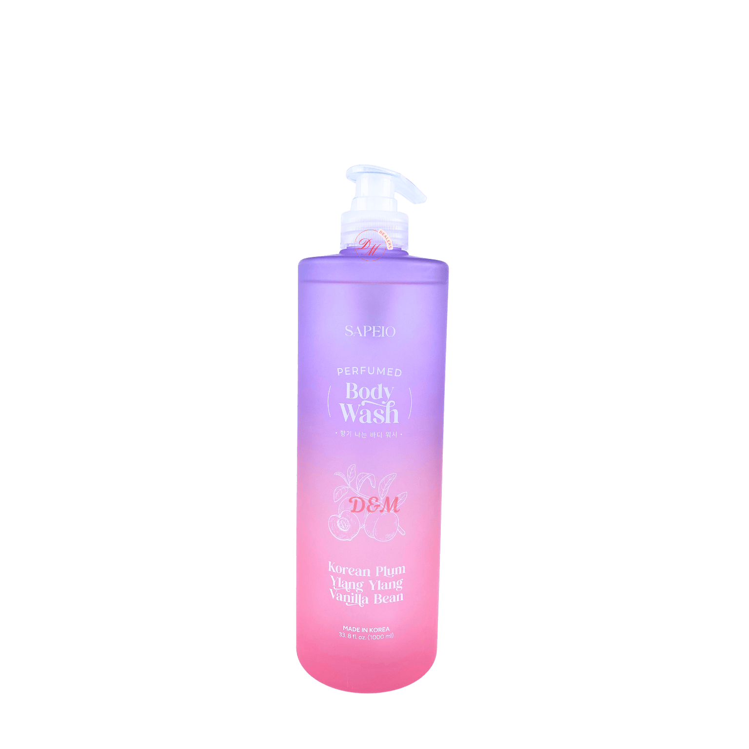 SAPEIO Korean plum ylang ylang and vanilla bean body wash